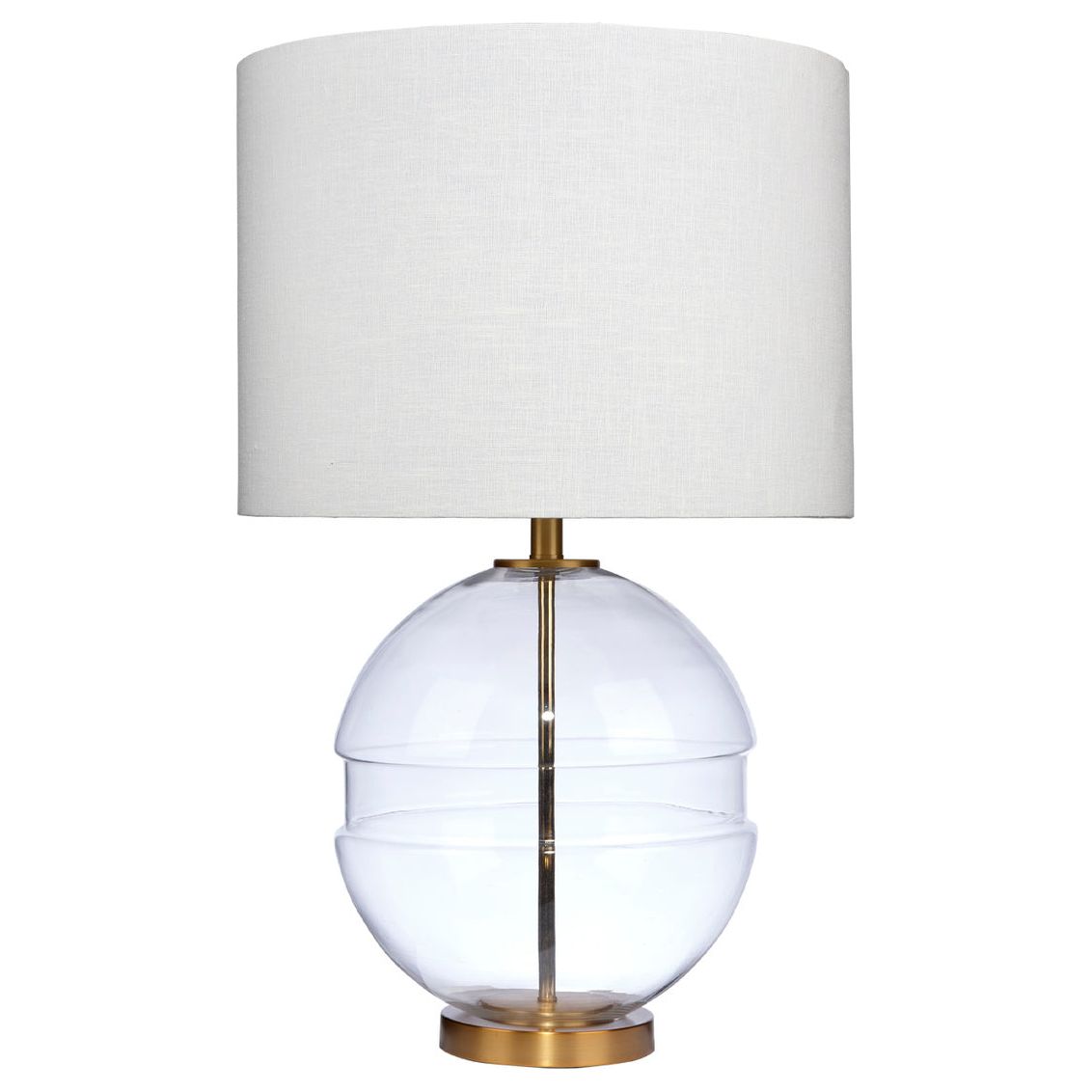 Round Glass Table Lamp