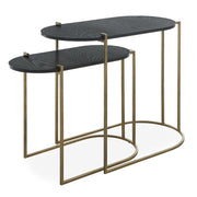 Antique Brass Nesting Tables