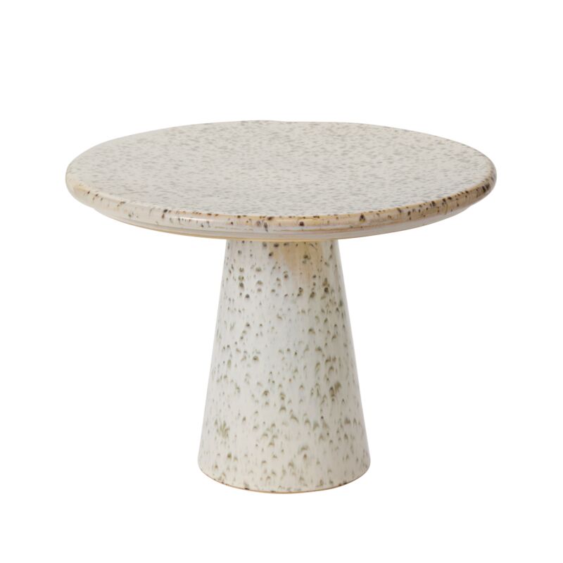 Speckled Stoneware Serving Stand