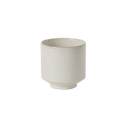 7" Off White Ceramic Pot