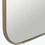 21" x 41" Brass Mirror