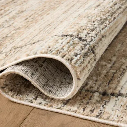 9'2 X 13 Poly Natural/Charcoal Rug
