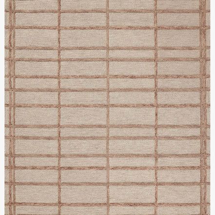 9'3 X 13 Rose/Blush Wool Rug
