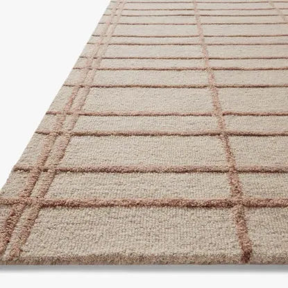 9'3 X 13 Rose/Blush Wool Rug