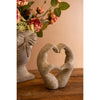 Faux Concrete Heart Hands