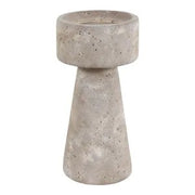 8" Tapered Concrete Candle Holder