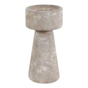 8" Tapered Concrete Candle Holder