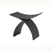 Black Abstract Stool