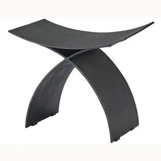 Black Abstract Stool