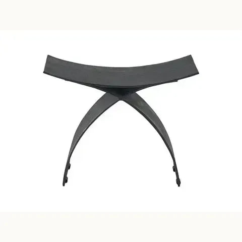 Black Abstract Stool