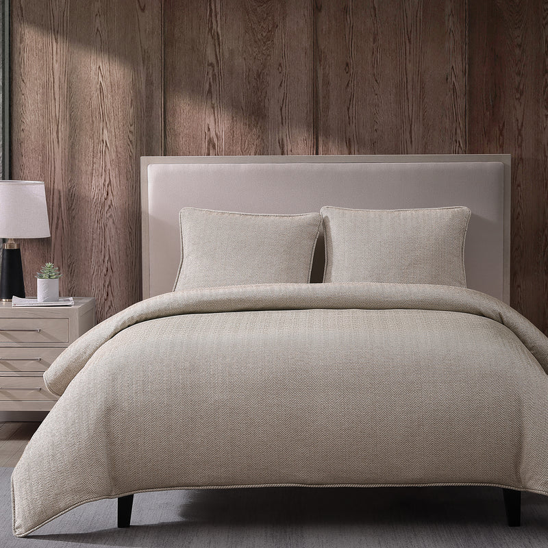 King Chenille Herringbone Comforter Set