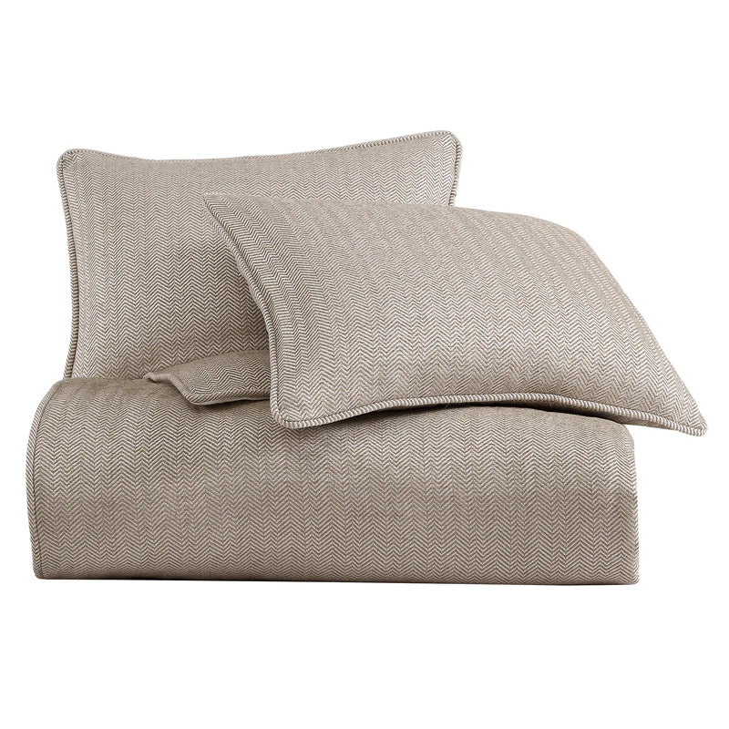 King Chenille Herringbone Comforter Set