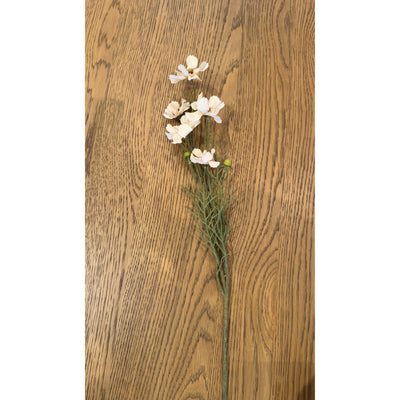Cream/Pink Flowers Stems
