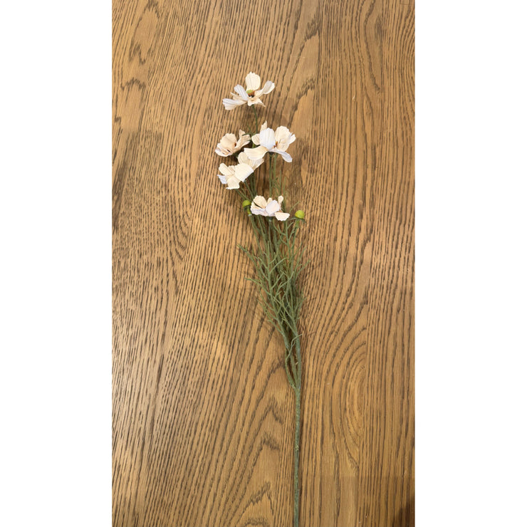 Cream/Pink Flowers Stems