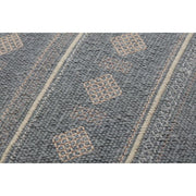 22x22 Denim Patterned Pillow