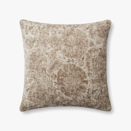 22" Natural Floral Down Pillow