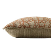 22x22 Rust Patterned Pillow
