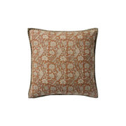 22x22 Rust Patterned Pillow