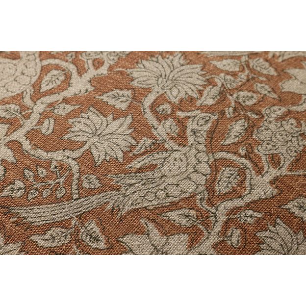 22x22 Rust Patterned Pillow