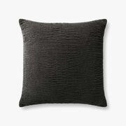 22X22 Textured Charcoal Down Pillow