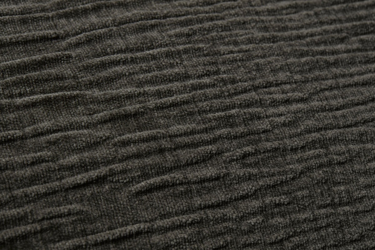 22X22 Textured Charcoal Down Pillow