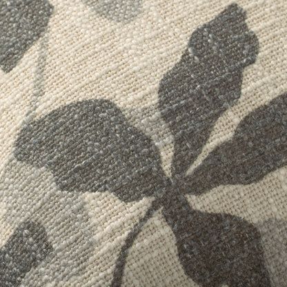16X26 Charcoal/Natural Botanical Down Pillow