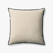 22X22 Natural / Blue Down Pillow