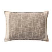 16x26 Brown / Ivory Down Pillow