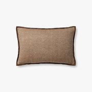 13x21 Brown Chevron Pillow