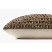 22x22 Brown Textured Pillow