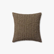 22x22 Brown Textured Pillow