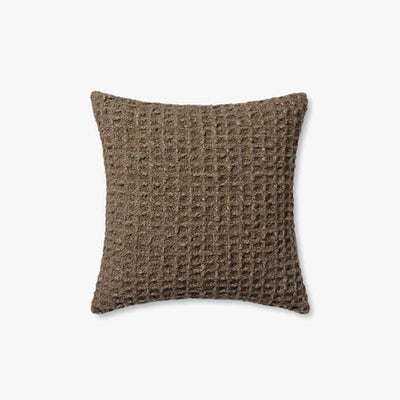 22x22 Brown Textured Pillow