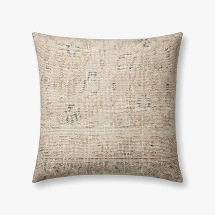 22"  Natural / Blue Down Pillow