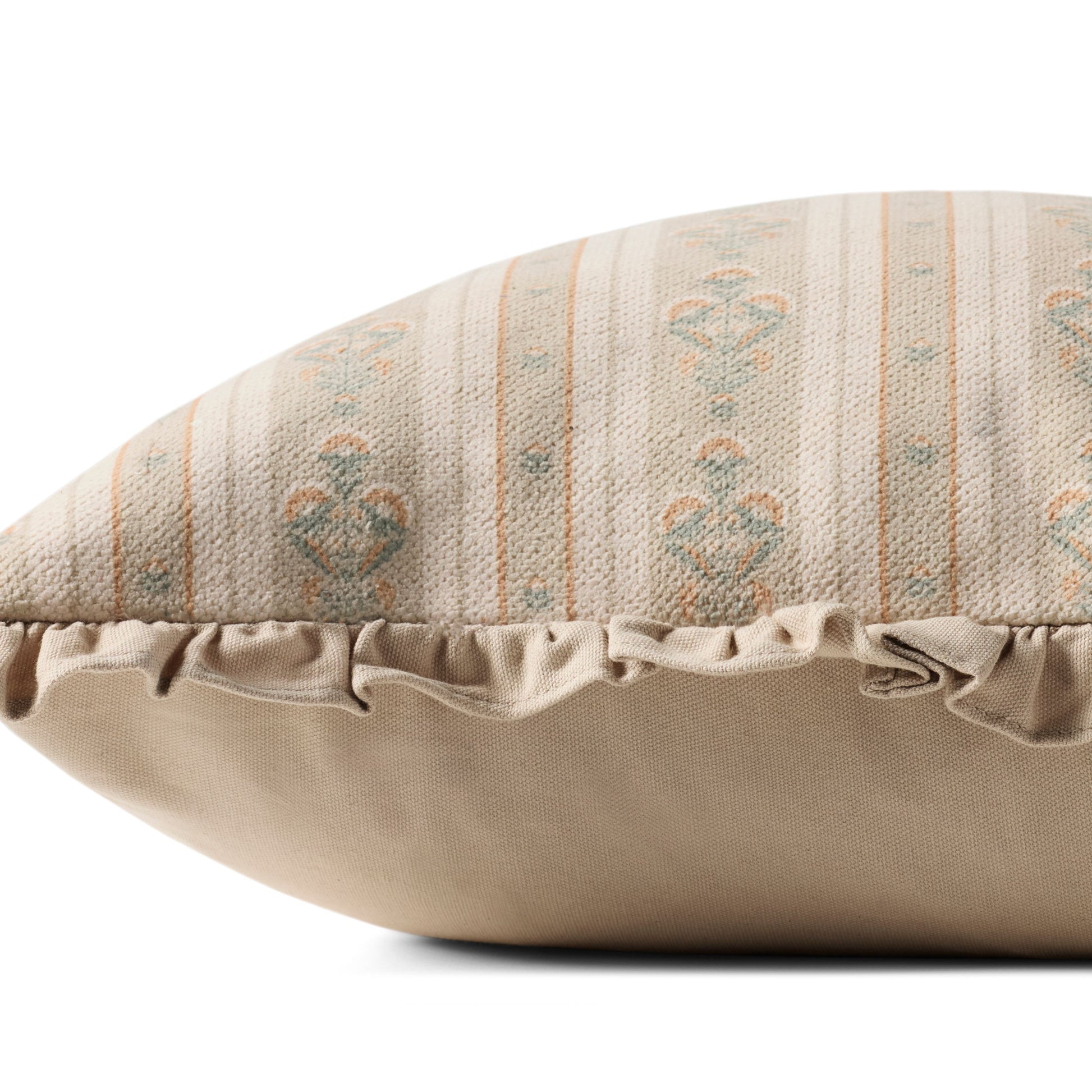 20x20 Ivory / Multi Down Pillow