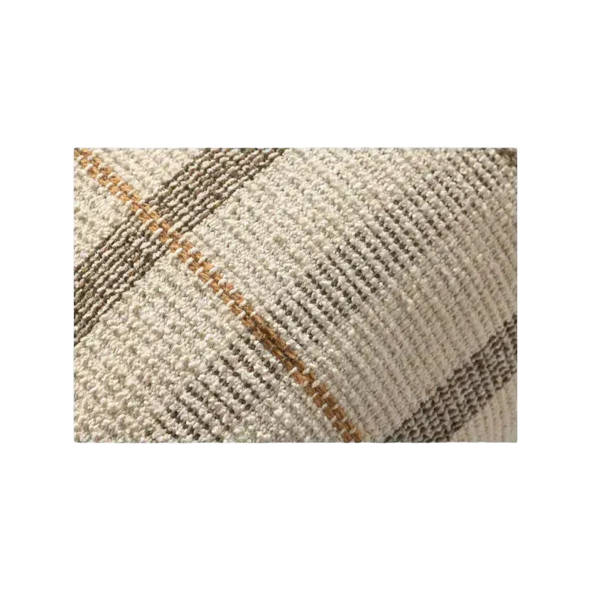 20" Brown/Ivory Patterned Down Pillow