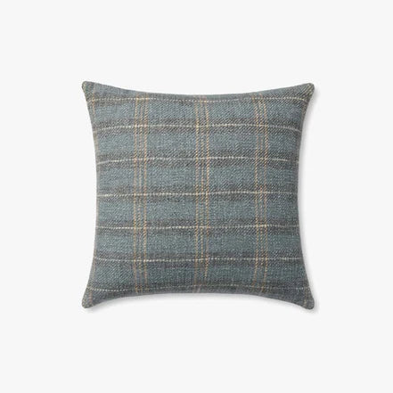 18" Stockton Blue Down Pillow