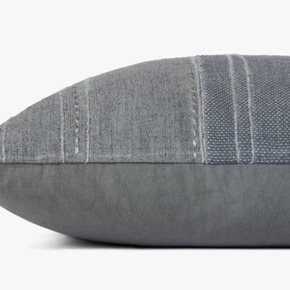 18x18 Blue Down Pillow