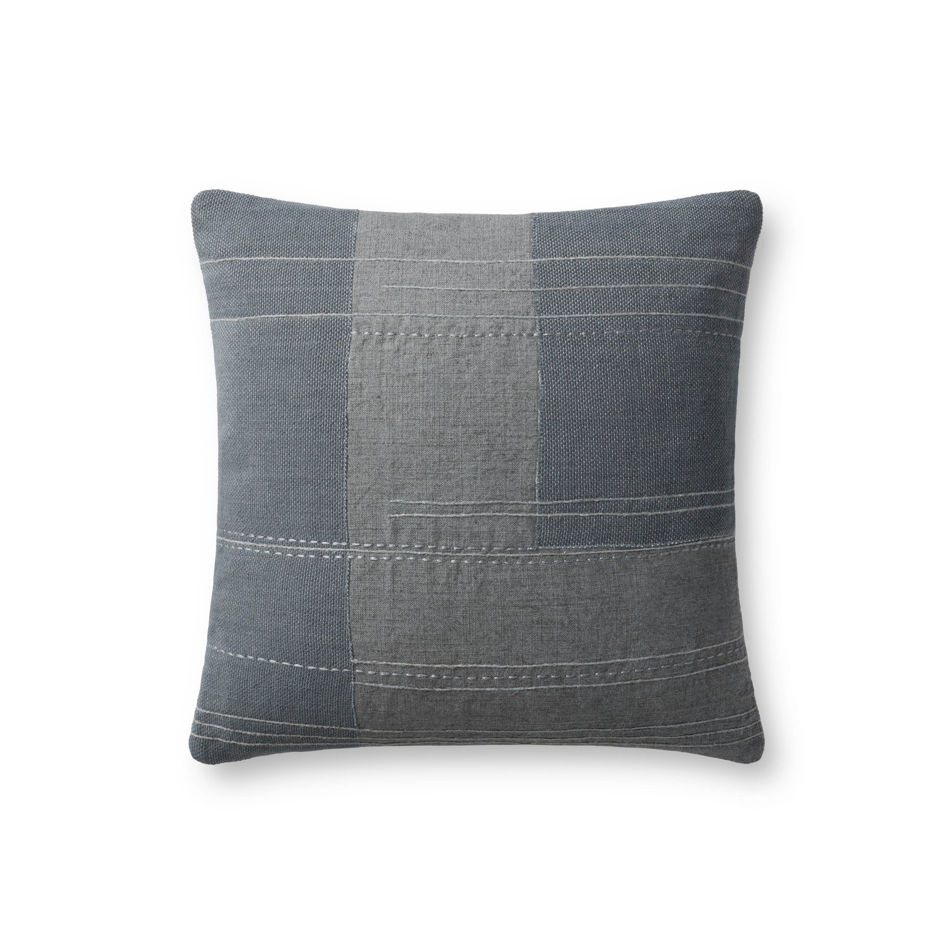 18x18 Blue Down Pillow