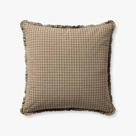 22" Mushroom Ruffle Down Pillow