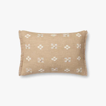 13 x 21 Natural w/Fringe Down Pillow