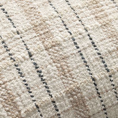 22X22 Beige / Black Down Pillow