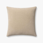 22" Ivory Velvet Down Pillow