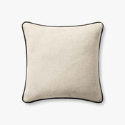 20x20 Hudson Natural / Black Down Pillow