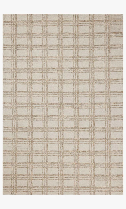 5X7'6 Hand Tufted Cream/Sand Rug
