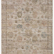 9'3 x 13 Ivory/Multi Poly Rug