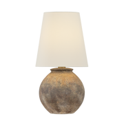 Small Round Organic Table Lamp