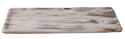 16" Ivory Finish Wood Tray