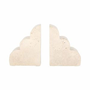 6" Scalloped Set of Bookends
