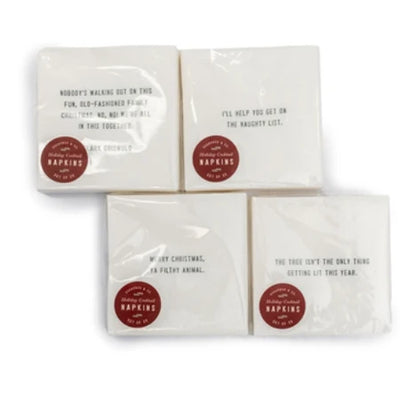 Holiday Cocktail Napkins Pack