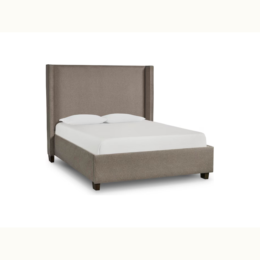 Upholstered King Bed with Drawer